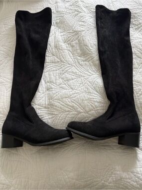 Women's Black Over-the-Knee Block Heel Boots •size 8.5 women’s •selling for $7☁️